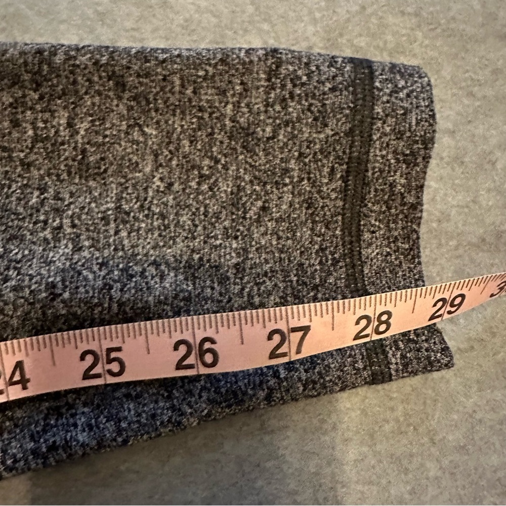 Lululemon Wunder Under Hi-Rise Tight 28 Heathered Black size 10 - Picture 5 of 10
